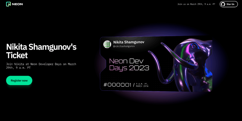 Neon Developer Days