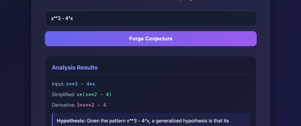 Cover image for Building Conjecture Forge: An Open-Source AI-Assisted Mathematical Discovery Engine
