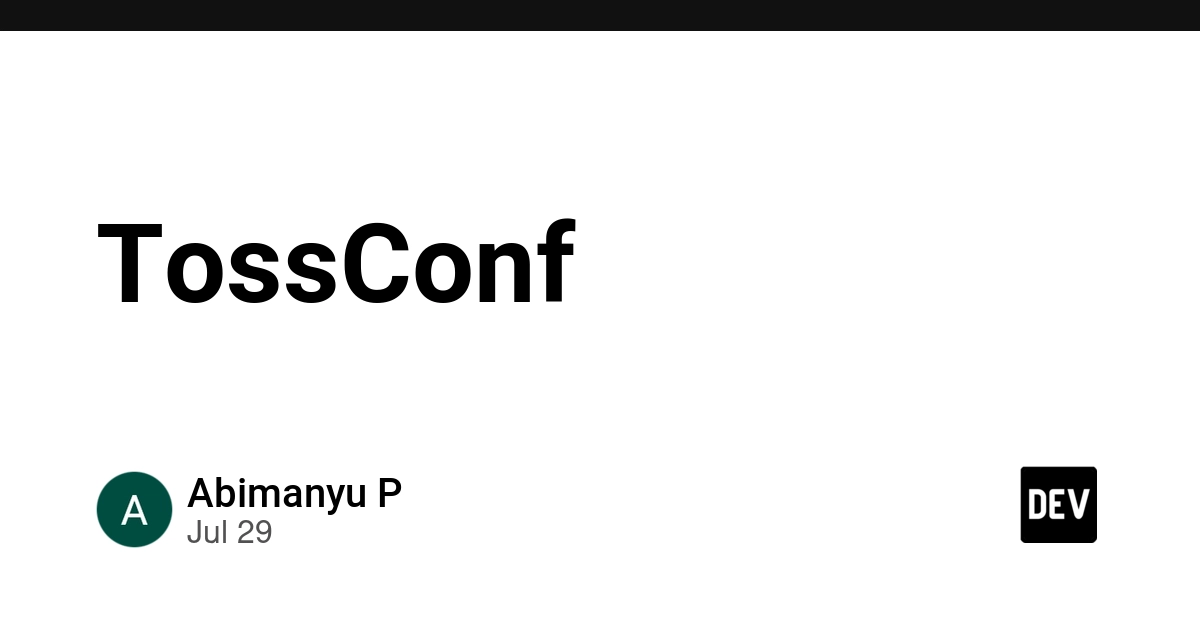 TossConf