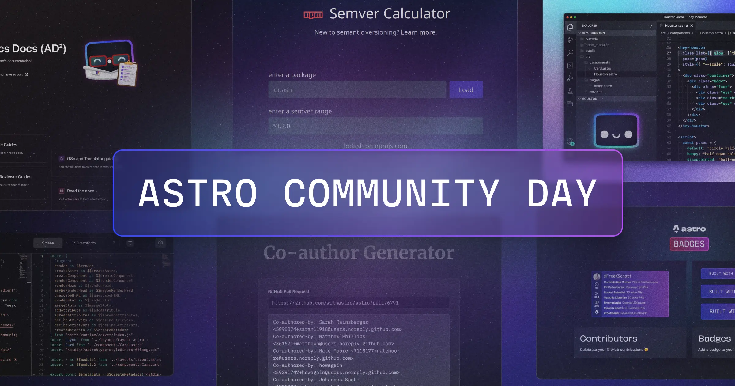 Building a community of builders