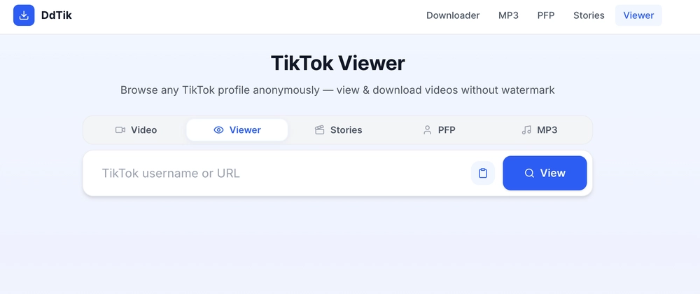 Cover image for Free All-in-One TikTok Downloader (Looking for Feedback)