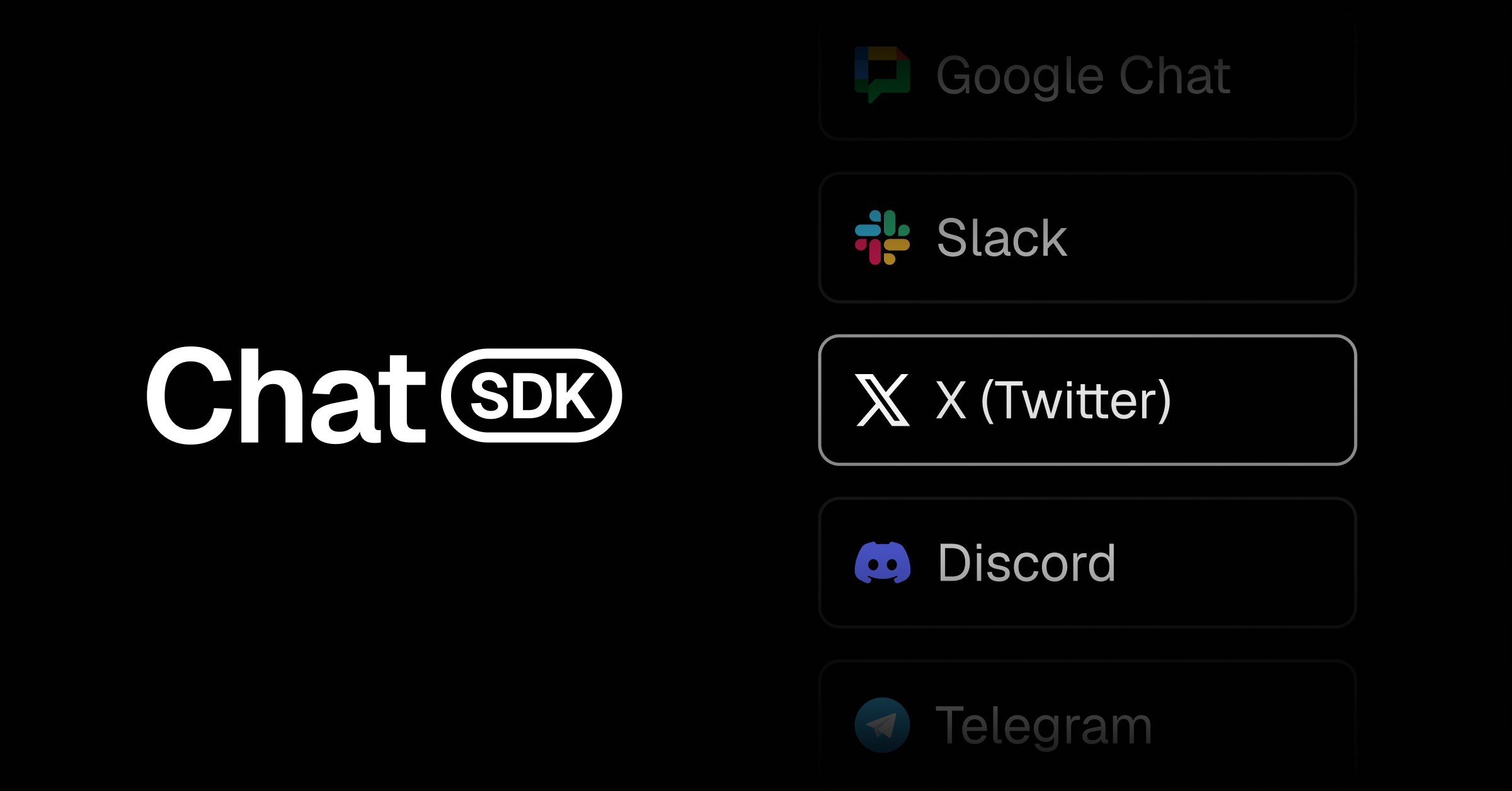 Chat SDK adds X adapter support