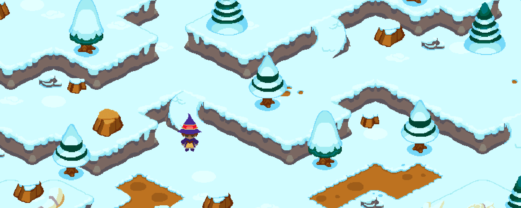 Sample tilemap in Play Mode