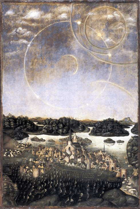 Vädersolstavlan, a painting by Jacob Heinrich Elbfas and Urban målare