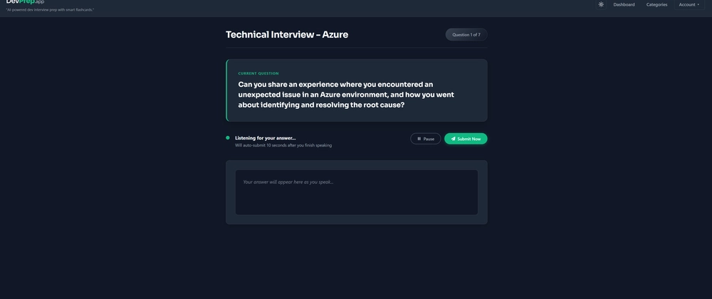 Cover image for Voice Interview Prep for Developers Why Typing Your Answers Isn't Enough