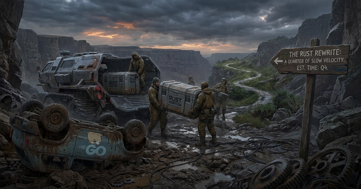 We rewrote a Go service in Rust and our velocity tanked for a quarter.