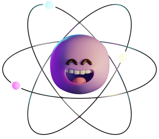 My 3D mascot making a puzzled face. Dragging the slider causes him to become unnatural shades of green and pink.