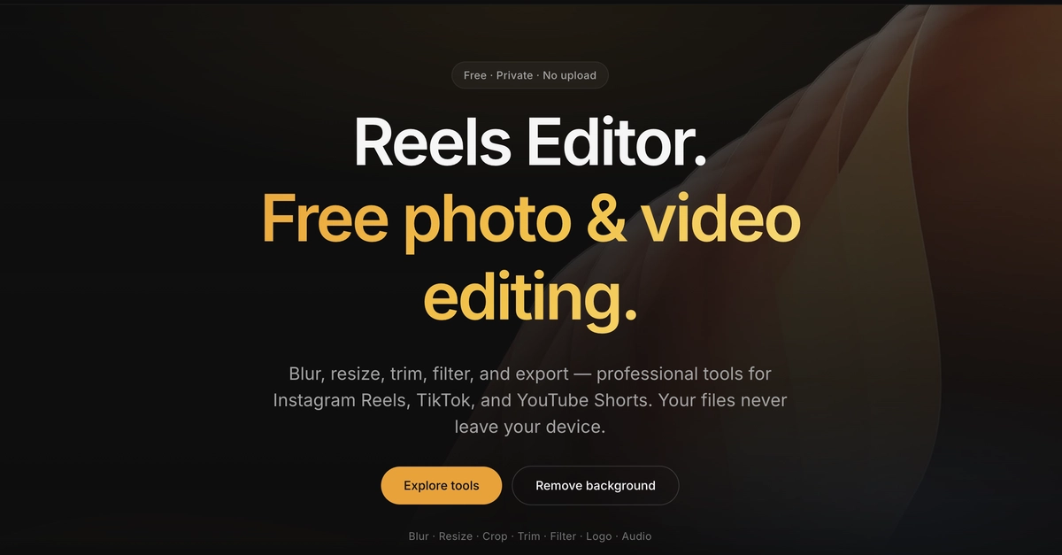 I Built a Video Editor That Doesn't Upload Your Files or Ask for Your Email