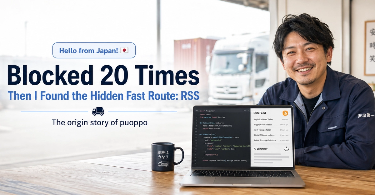 How I Got Blocked 20 Times While Web Scraping—and Found the Fastest Hidden Delivery Route: RSS