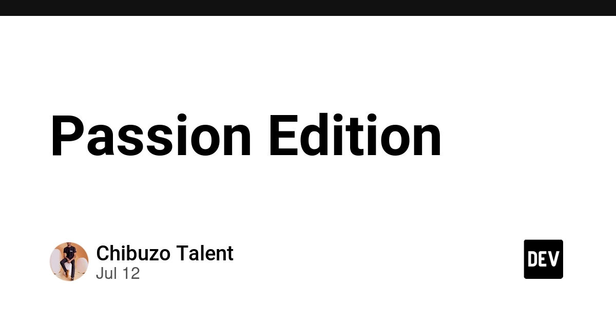 Passion Edition