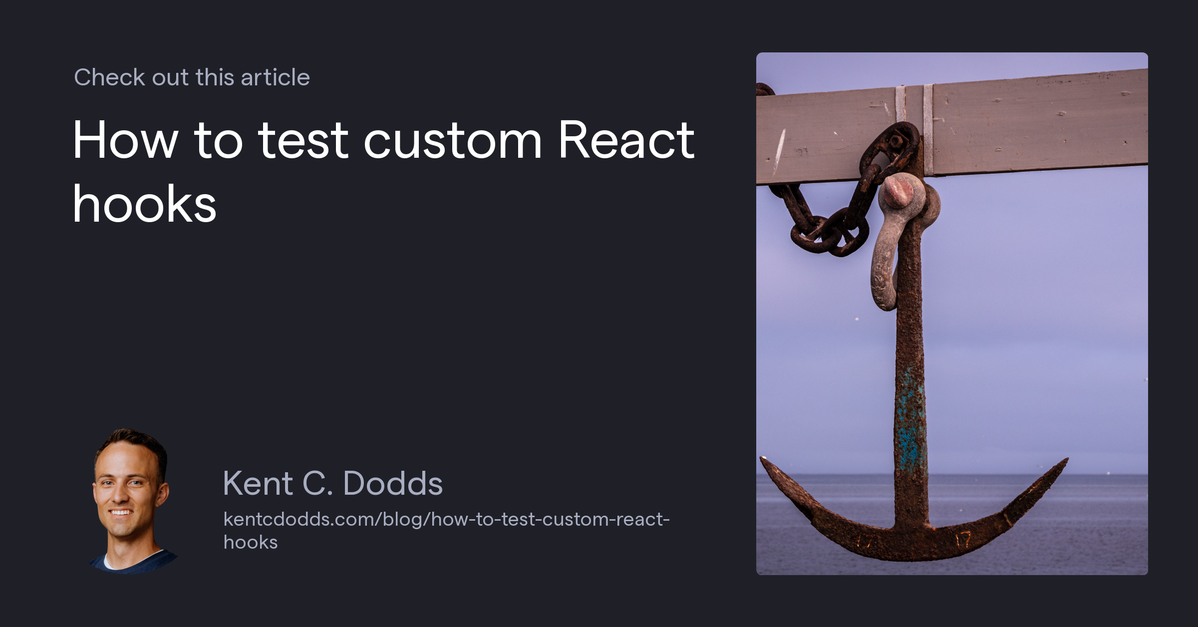 How to test custom React hooks