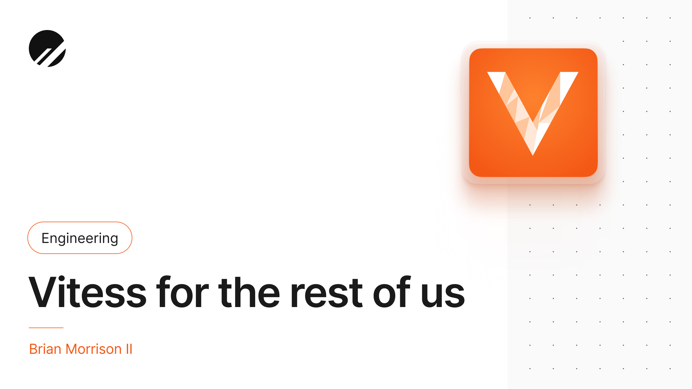 Vitess for us all