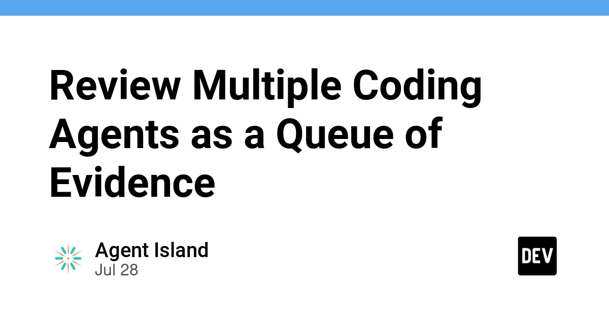 Review Multiple Coding Agents as a Queue of Evidence