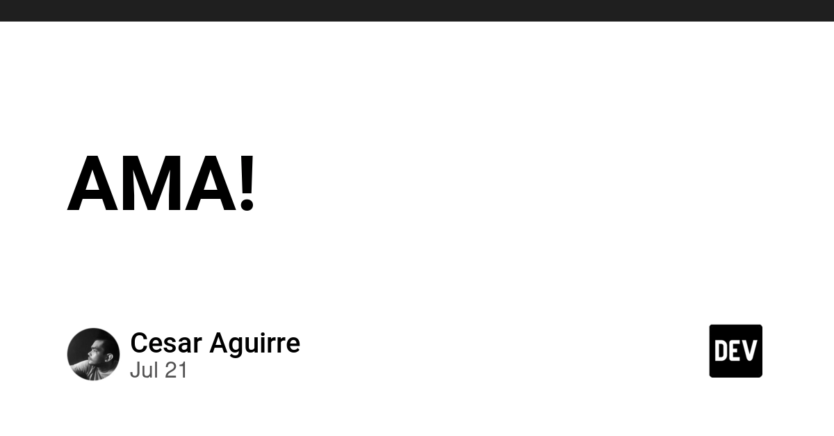AMA!