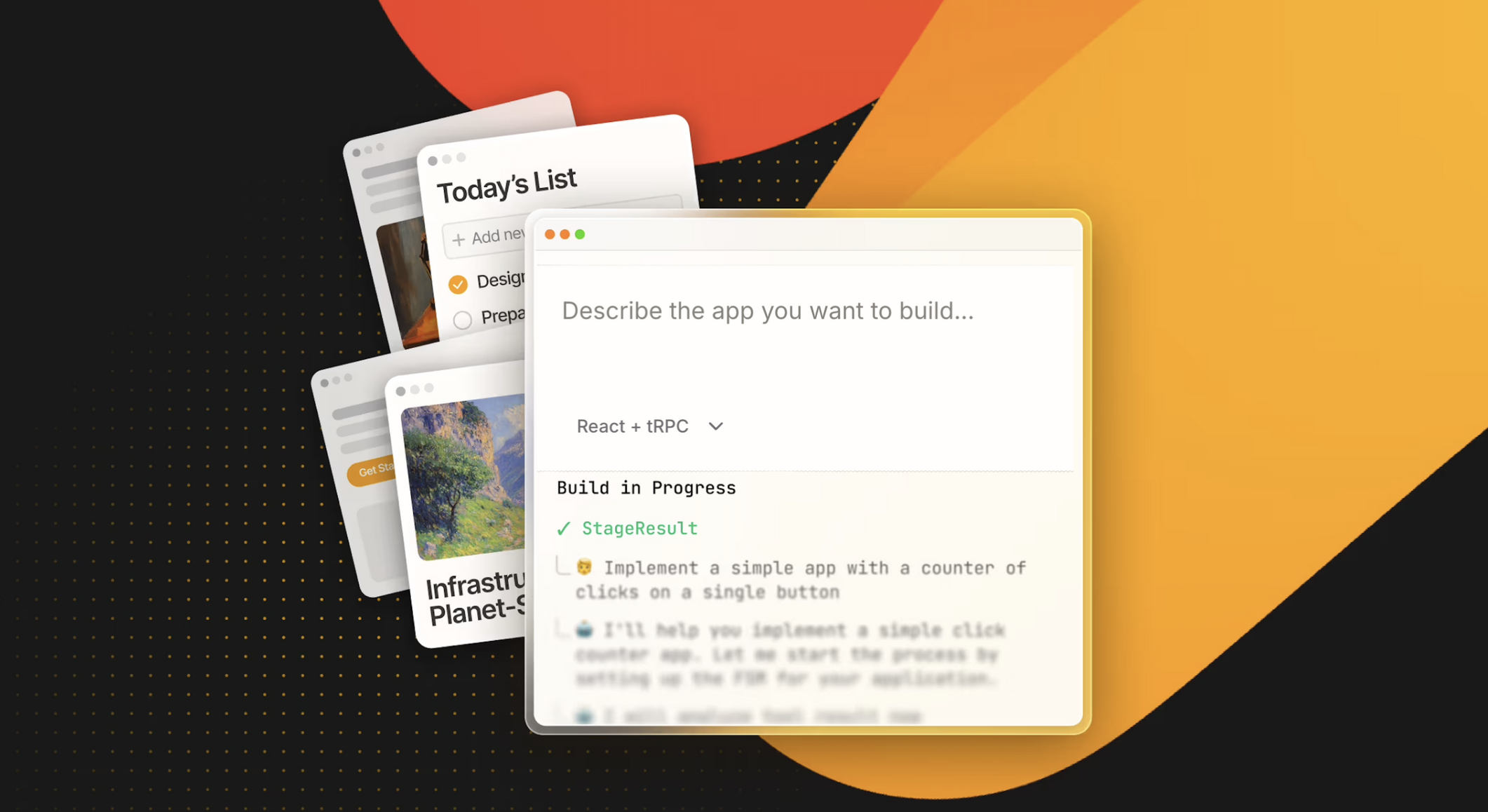 Launching a Web UI for app.build