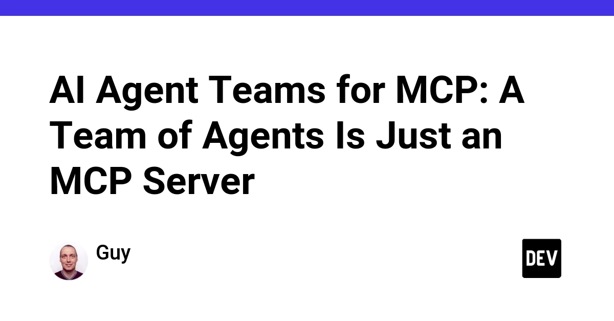 Beyond The Single-Agent Ceiling: Scale Out With MCP Agent Teams