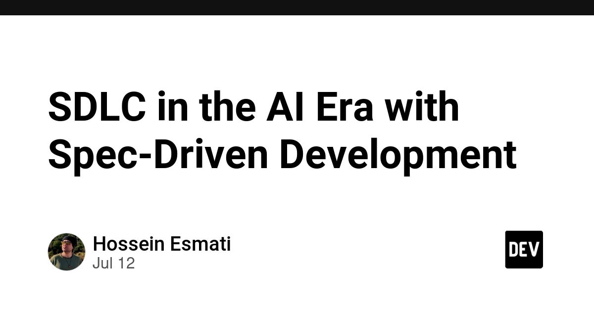 SDLC in the AI Era with Spec-Driven Development