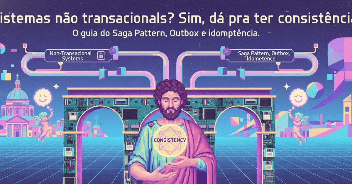 "Sistemas não transacionais? Sim, dá pra ter consistência (sem surtar)" – O guia do Saga Pattern, Outbox e idempotência
