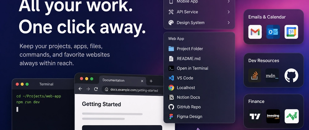 Cover image for I spend too much time switching between apps, tabs, folders and windows… does anyone else?