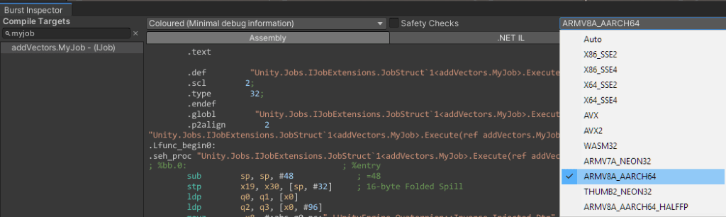 Burst inspector