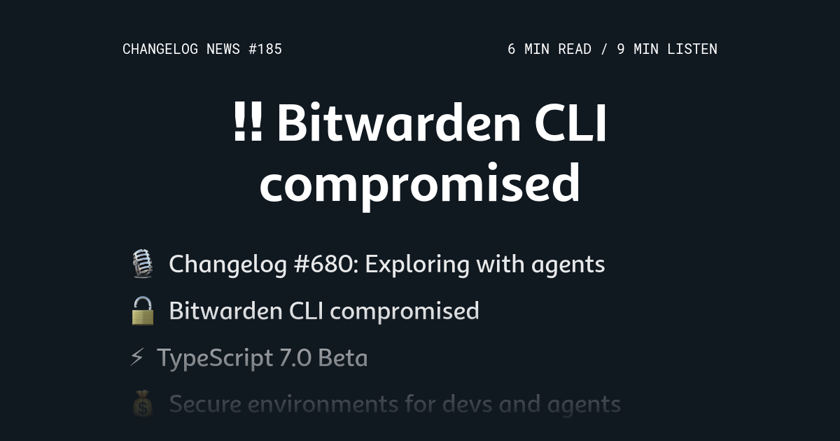 Bitwarden CLI compromised