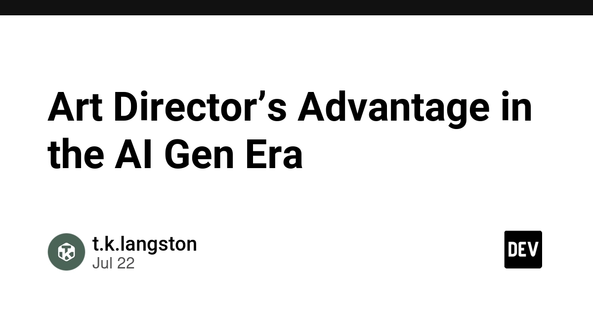 Art Director’s Advantage in the AI Gen Era