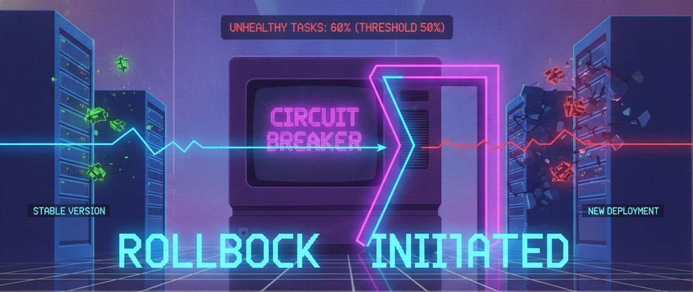 Cover image for How the Amazon ECS deployment circuit breaker detects failures