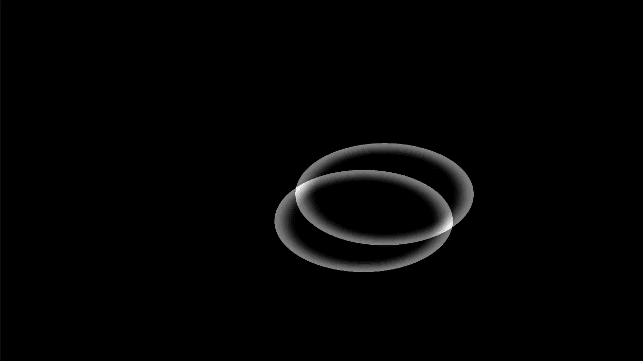 Sound waves overlaid in the alpha channel of the gradient texture
