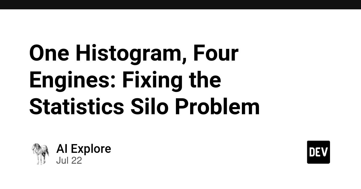 One Histogram, Four Engines: Fixing the Statistics Silo Problem