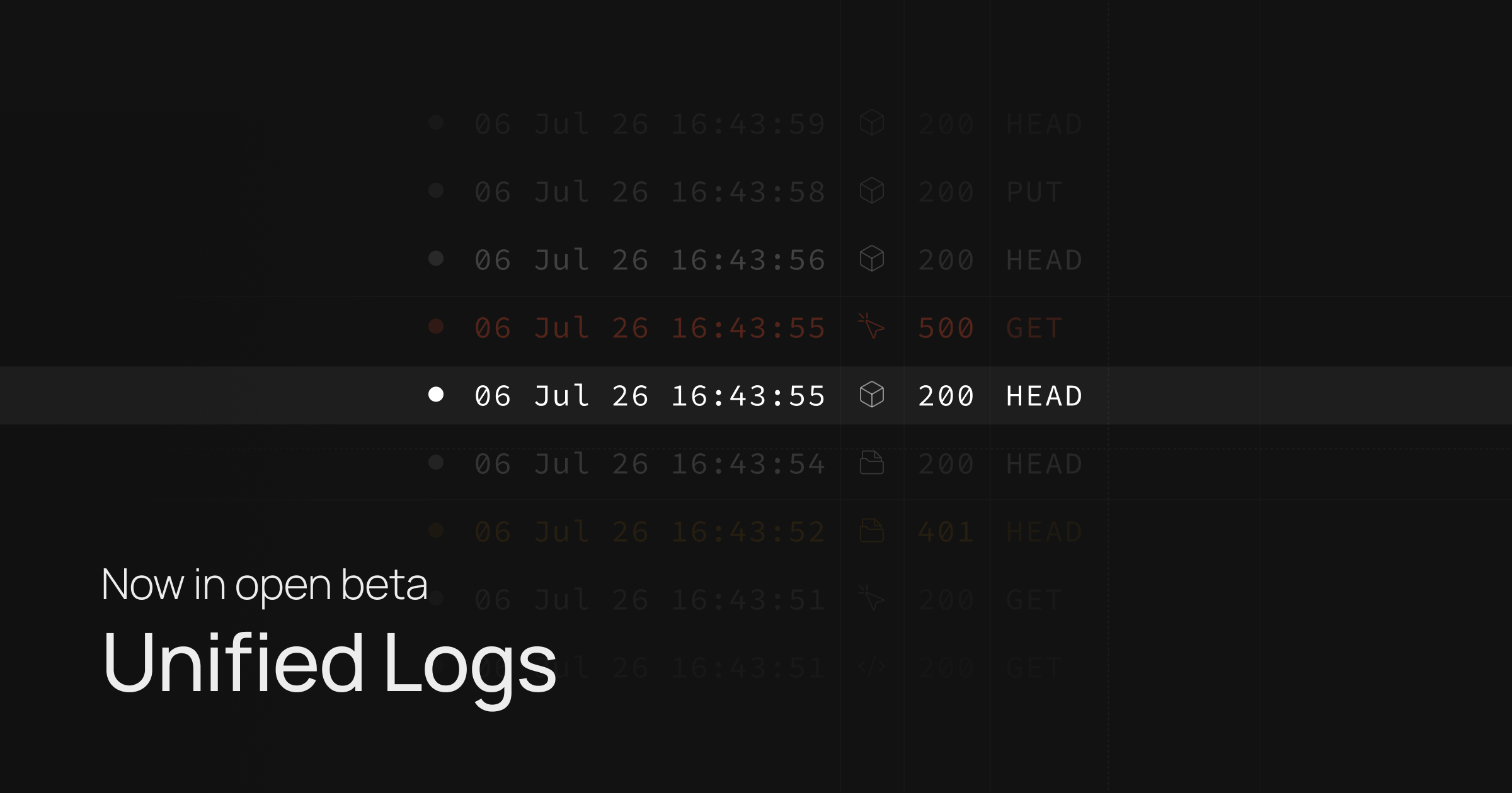 Unified Logs is now in open beta