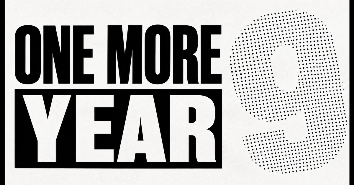 One More Year -> The Documentary I Never Filmed