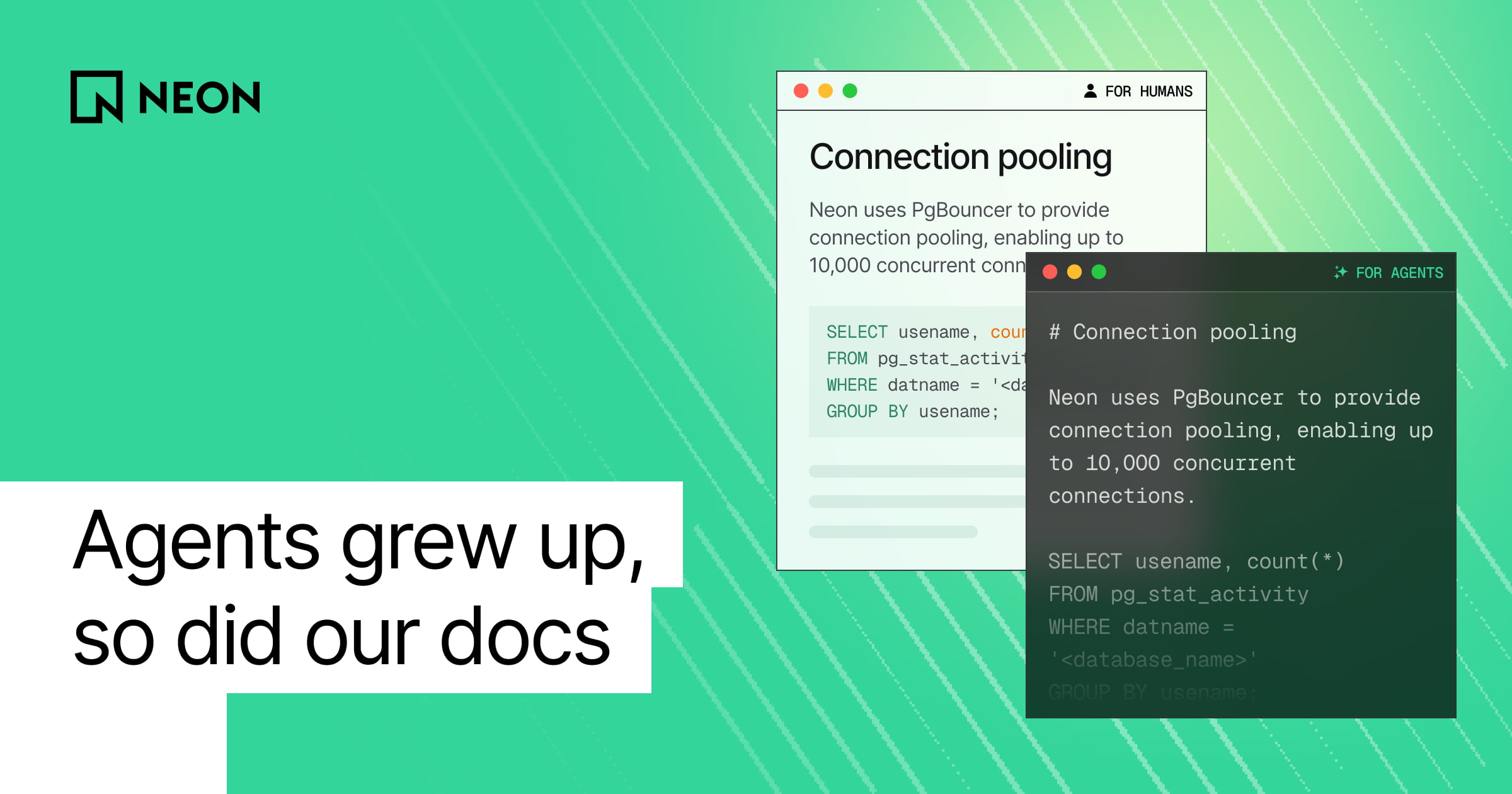 Agents grew up, so did our docs