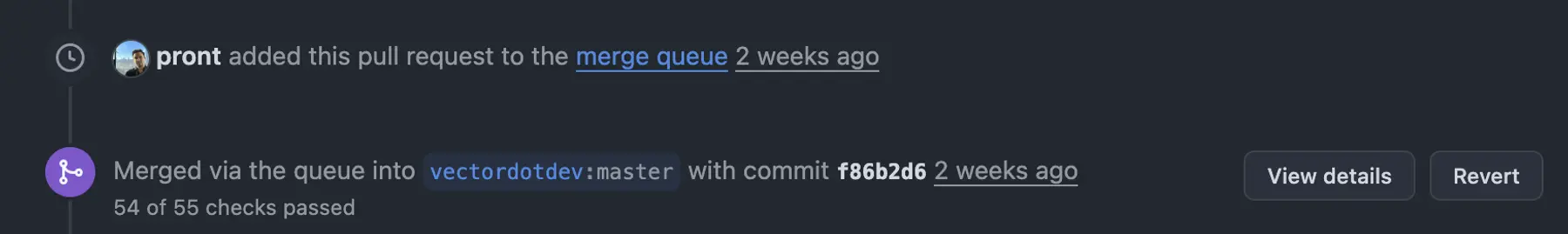 PR merged!