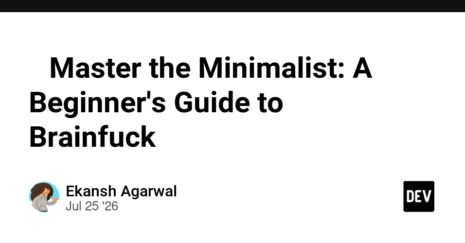 🧠 Master the Minimalist: A Beginner's Guide to Brainfuck