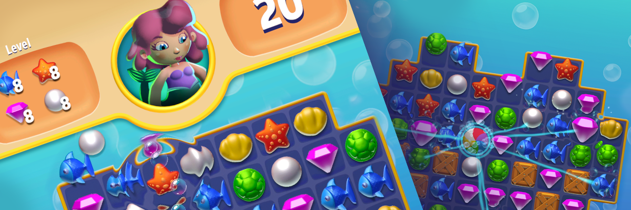 Find a treasure trove of lighting and visual effects in our new match-3 sample Gem Hunter Match