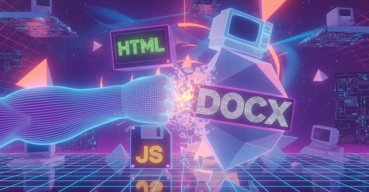 Brute forcing my way to better HTML > DOCX conversion