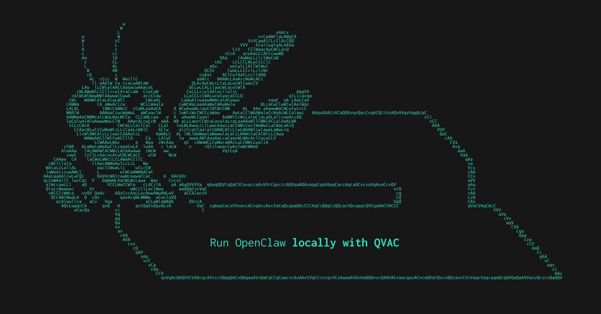 How to (easily) run a fully local, private AI assistant with OpenClaw and QVAC