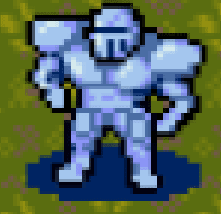 Character and background blurred from stretch fill