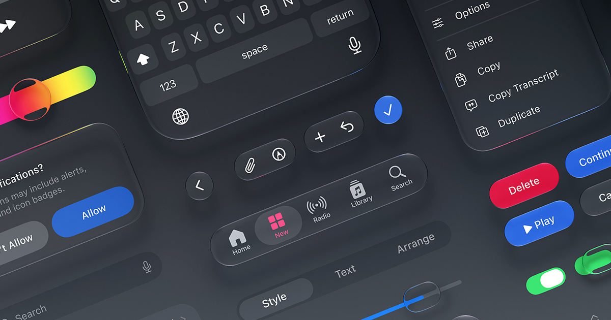 iOS and iPadOS 26 design kits are here