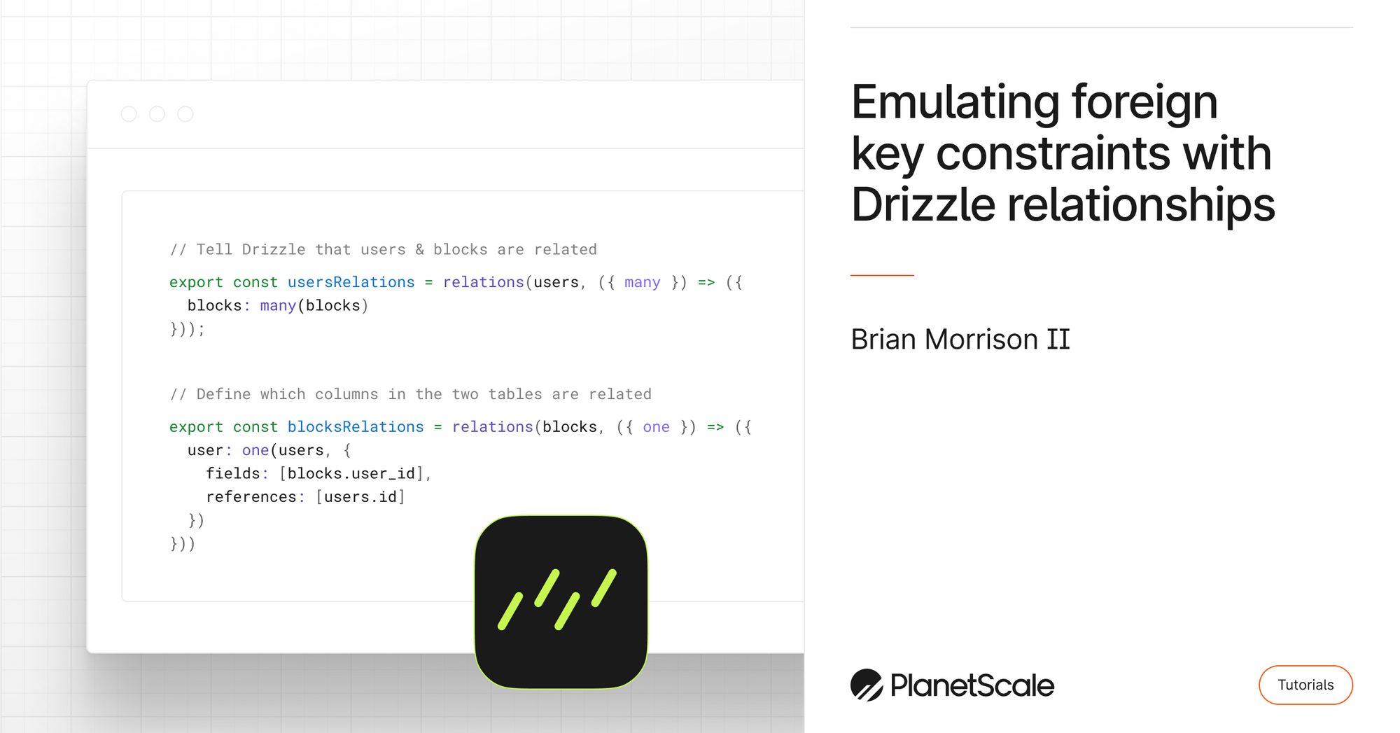 Emulating foreign key constraints with Drizzle relationships