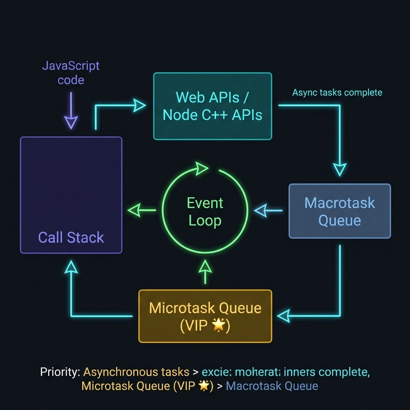 The JavaScript Event Loop Architecture Diagram