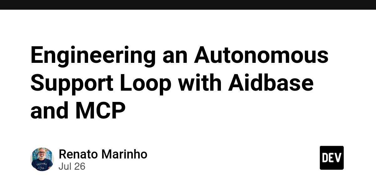 Engineering an Autonomous Support Loop with Aidbase and MCP