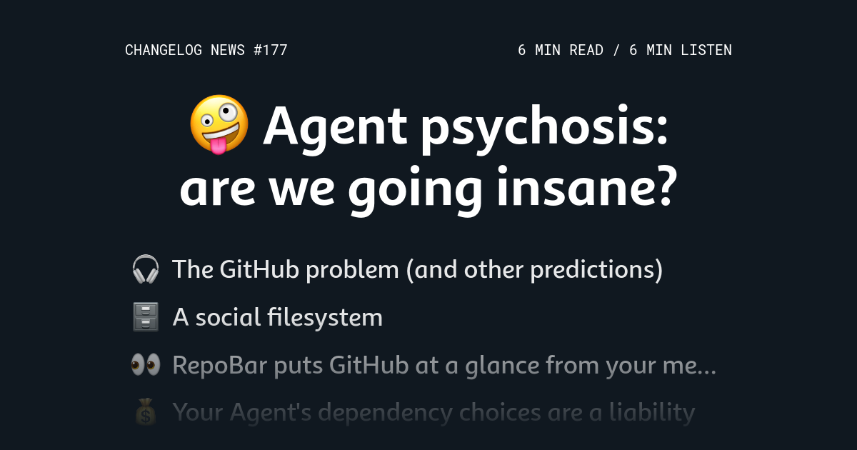 Agent psychosis: are we going insane?