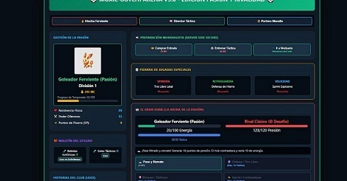Construyendo Moxie-Gotchi Arena v5.0: La Pasión del Fútbol hecha Arquitectura Segura
