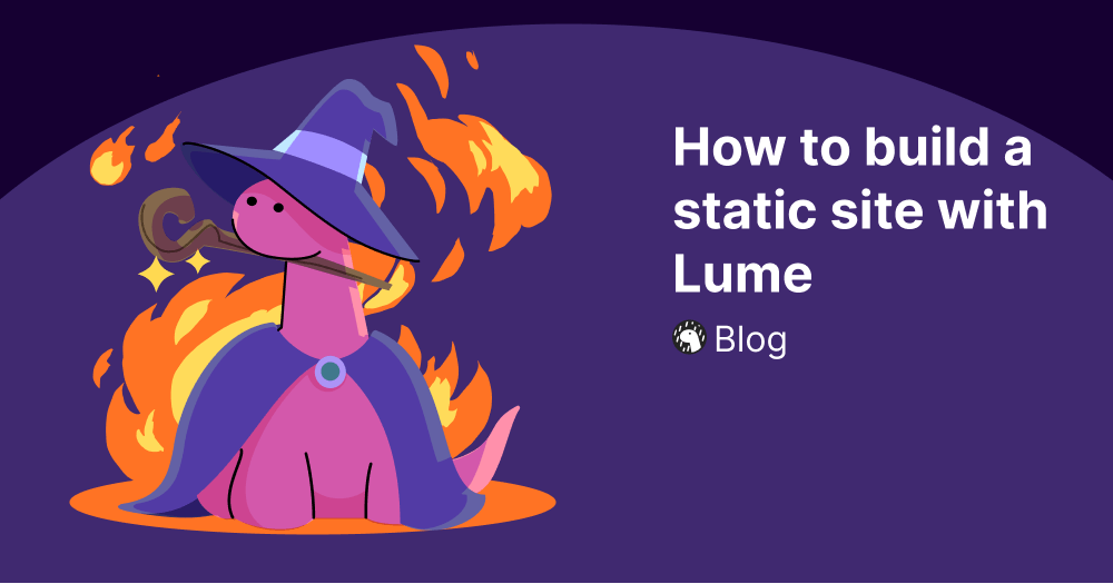How to build a static site with Lume