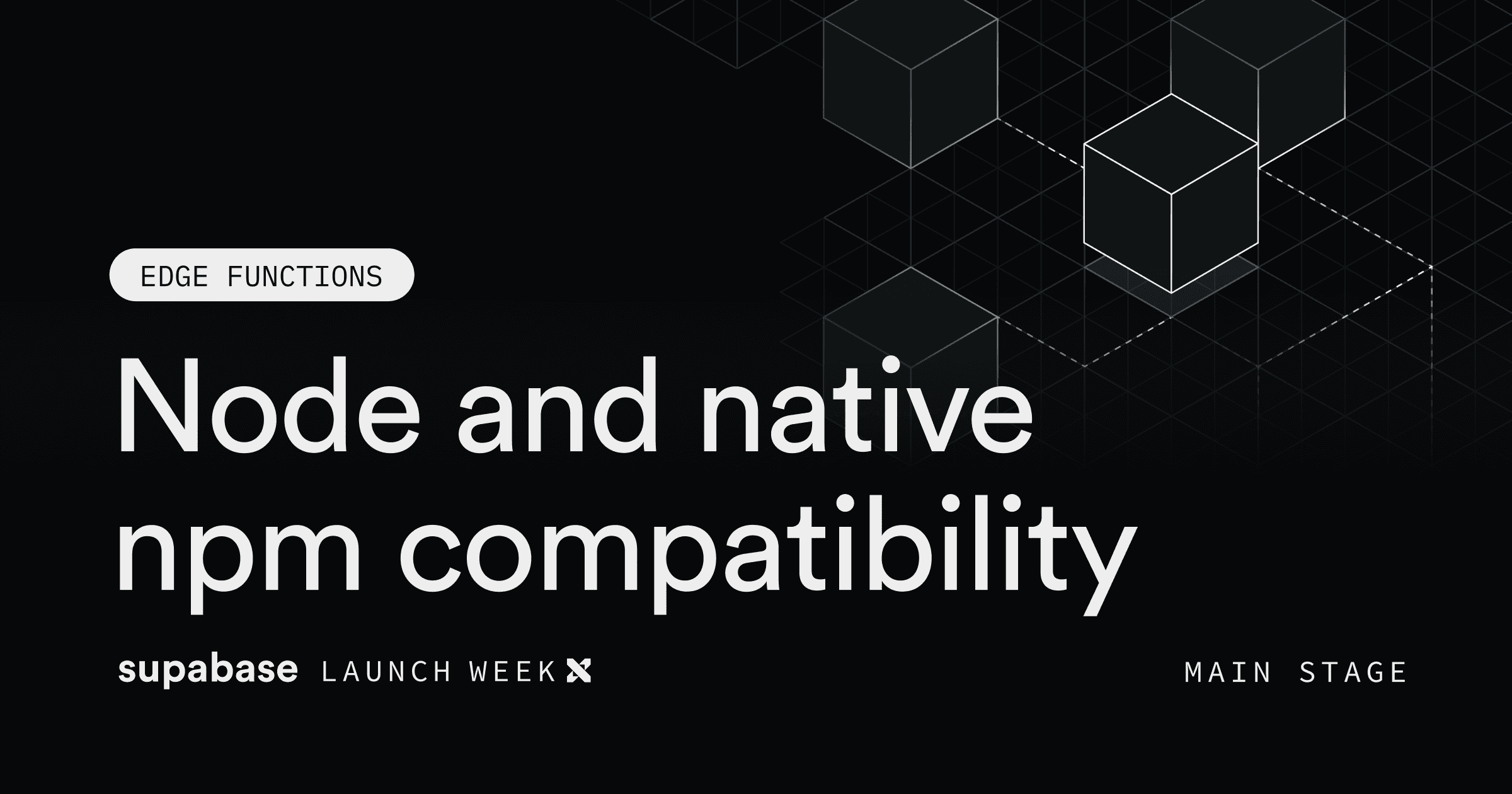 Edge Functions: Node and native npm compatibility