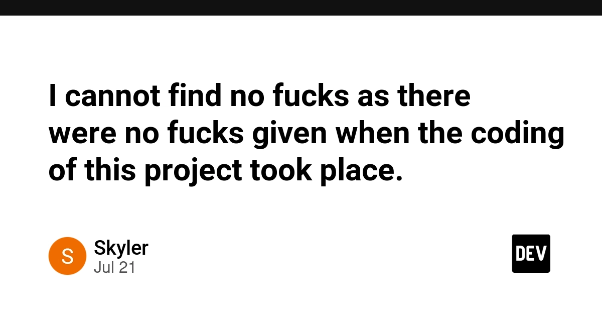I cannot find no fucks as there were no fucks given when the coding of this project took place.