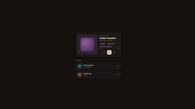 Music player: after