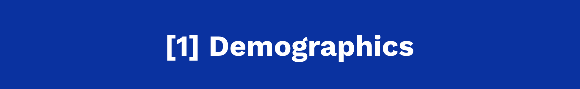Demographics Header