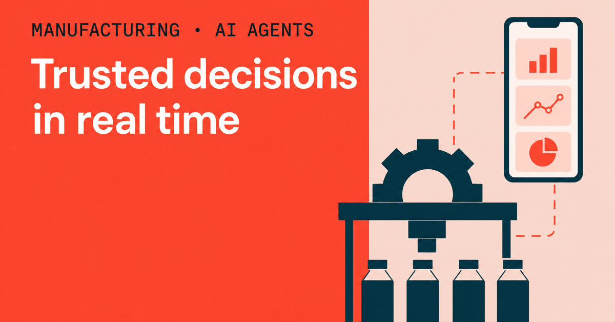Agents for production lines: Trusted decisions in real time
